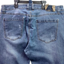 Load image into Gallery viewer, Smoke &amp; Ash Jeans Mens 38x32 Distressed Thrashed Grunge Moto Everyday Streetwear
