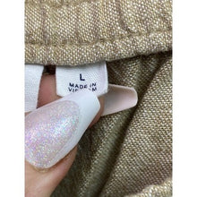 Load image into Gallery viewer, GAP Shorts Womens Large Linen Blend Drawstring Beachy Coastal Minimalist
