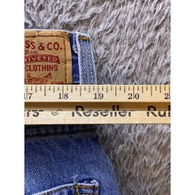 Load image into Gallery viewer, Levi&#39;s 550 Jeans Mens 38x34 Blue Denim Relaxed Fit Straight Leg Streetwear
