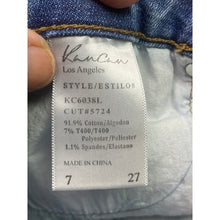 Load image into Gallery viewer, KanCan Jeans Womens 27 Distressed Destroyed Ripped Skinny Grunge Streetwear
