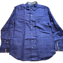 Load image into Gallery viewer, Tommy Bahama Shirt Mens Large Linen Blend Preppy Academia Beachy Coastal Career
