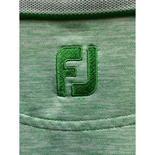 Load image into Gallery viewer, FootJoy Polo Shirt Mens Large Green Heathered Performance Embroidery Methodist U
