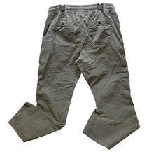 Load image into Gallery viewer, LL Bean Pants Mens Small Cargo Gorpcore Hiking Drawstring Trouser Khaki Green

