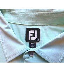 Load image into Gallery viewer, FootJoy Polo Shirt Mens Extra Large Light Green Golf Performance Athleisure

