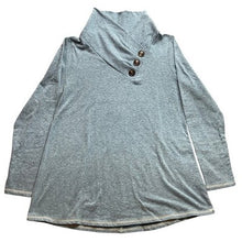 Load image into Gallery viewer, Soft Surroundings Sweater Womens Small Cowl Neck Preppy Academia Office Career
