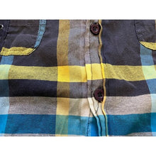 Load image into Gallery viewer, Evolution Shirt Mens 2XL Blue Plaid Academia Preppy Patch Think Outside the Box
