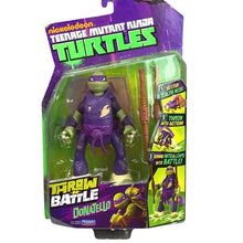 Load image into Gallery viewer, Teenage Mutant Ninja Turtles Throw N Battle DONATELLO Nickelodeon 2013 Viacom
