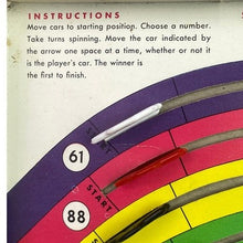 Load image into Gallery viewer, 1956 Whitman Stock Car Racing Game Vintage Board Game Complete Family Fun
