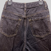 Load image into Gallery viewer, Pacsun Jeans Womens 26 Frayed 90s Boyfriend Blue Black Two Tone High Waisted
