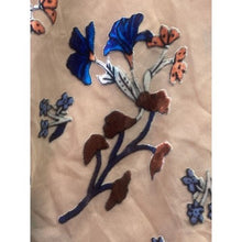 Load image into Gallery viewer, Japna Kimono Womens Large Floral Velvet Burnout Bohemian Tassels Festival
