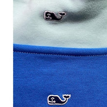 Load image into Gallery viewer, Vineyard Vines Sweater Womens Medium Quarter Zip Pull Over Logo AOP Performance
