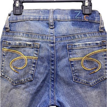 Load image into Gallery viewer, Z.Cavaricci Jeans Womens 1 Embellished Denim Embroidered Festival Boho Blue
