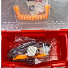 Load image into Gallery viewer, Pretend Play Toolbox Tools Playset Construction Toy Educational Sensory 26 Pcs.
