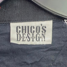 Load image into Gallery viewer, Chicos Design Shirt Womens 1XL Embroidered AOP Jacket Wearable Art Streetwear
