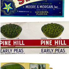 Load image into Gallery viewer, Lot of 4 Vintage Canned Vegetable Labels

