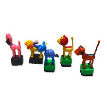 Load image into Gallery viewer, Vintage Push Button Puppets Circus Animal Poodle Elephant Collectible Toy (5)
