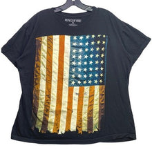 Load image into Gallery viewer, Ring of Fire Shirt Mens Extra Large Grunge Distressed American Flag Streetwear
