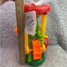 Load image into Gallery viewer, Beach Toys Sand Water Play Set Funnel Wheels Bucket Shovel Rake Mold Fun Kids 3+
