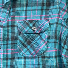 Load image into Gallery viewer, Eddie Bauer Shirt Womens Medium Plaid Flannel Preppy Academia Chore Country
