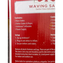 Load image into Gallery viewer, Inflatable Santa Claus Holiday Time 4FT Christmas Outdoor Indoor Lights Up Decor
