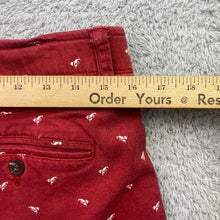 Load image into Gallery viewer, Flex Lobster Shorts Mens 30 Chino AOP Preppy Academia Golf Athleisure Streetwear

