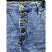 Load image into Gallery viewer, Altar'd State Shorts Womens 30 Distressed Denim Button Fly Frayed Hem Grunge
