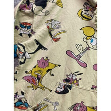 Load image into Gallery viewer, Cartoon Network Hoodie Womens 2XL Sweatshirt AOP Character Grim Pull Over Crop
