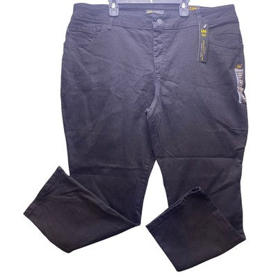 Lee Jeans Womens 20W Black Stretchy Momcore Normalcore Academia NWT