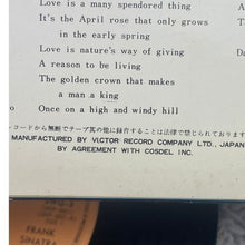 Load image into Gallery viewer, Frank Sinatra Vinyl Record 33 1/3 Golden Reprise Stereo Japan SWG 3
