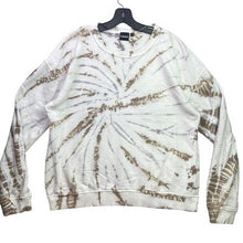 Load image into Gallery viewer, Mono B Sweatshirt Womens Small Tie Dye Textured Pullover Athleisure Streetwear
