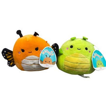 Load image into Gallery viewer, Squishmallows Mony Butterfly &amp; Pilar Caterpillar Plush Set 5 Inch NWT
