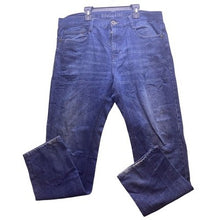 Load image into Gallery viewer, Ring of Fire Jeans Mens 38x32 Blue Denim Straight Shadow Academia Streetwear
