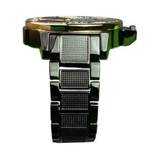 Load image into Gallery viewer, Techno King Watch Mens Iced Hip Hop Crystals Stainless Steel Water Resistant
