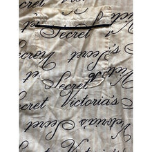 Load image into Gallery viewer, Victoria's Secret Pajama Top Womens Small Sleep Shirt Button Front Script Print

