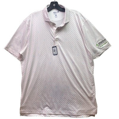 Johnnie-O Shirt Mens Large Performance Polo AOP Golf Preppy Active NWT
