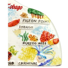 Load image into Gallery viewer, Trinidad Tobago Ceramic Napkin Holder Souvenir Scenic Map Home Decor
