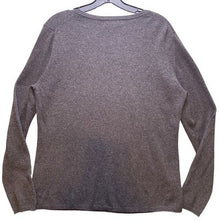 Load image into Gallery viewer, Peck &amp; Peck Sweater Womens Extra Large Cashmere Charcoal Gray Preppy Academia
