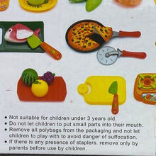 Load image into Gallery viewer, Happy Cooking Play Set Pretend Food Cutting Fruit Vegetable Kitchen Toy Kids 3+
