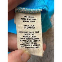 Load image into Gallery viewer, Soft Surroundings Shirt Womens Extra Large Turquoise Blue Flowy Popover Rayon
