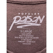 Load image into Gallery viewer, Hustle No Days Off Shirt Mens Extra Large Brown Skeleton Spell Out Streetwear
