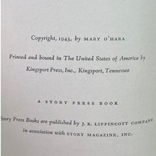 Load image into Gallery viewer, Vintage Thunderhead Hardcover Book Mary O Hara 1943 First Edition
