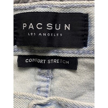 Load image into Gallery viewer, PacSun Jeans Mens 32X30 Lightwash Thrashed Distressed Skinny Ripped Destroyed
