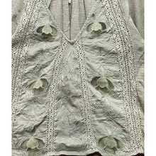 Load image into Gallery viewer, Free People Shirt Womens Extra Small Gauzy Lace Embroidered Festival Boho

