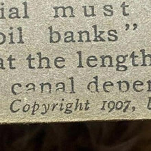 Load image into Gallery viewer, Steam Shovel Stereoview Card 1907 Keystone Train Engine Panama Cannel
