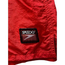 Load image into Gallery viewer, Speedo Shorts Mens Extra Large Swim Trunks Red Nylon Elastic Drawstring Lined
