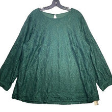 Load image into Gallery viewer, Bloomchic Blouse Womens 18 Mature Lace Lined Flowy Boho Festival Office NWT
