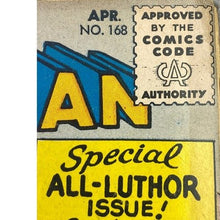Load image into Gallery viewer, 1964 Superman DC Comic Book #168 12 cent Advertising Lex Luthor
