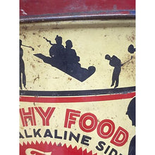 Load image into Gallery viewer, Vintage New Era Potato Chips Advertising Tin Can Nicolay Dancey Art Deco Red Lid
