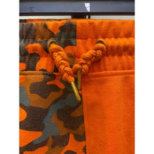 Load image into Gallery viewer, Civilized Pants Womens 2XL Grunge HipHop Color Block Zip Ankle Orange Camo
