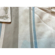 Load image into Gallery viewer, Island Republic Shirt Mens Extra Large Embroidered Striped Button Up Beachy
